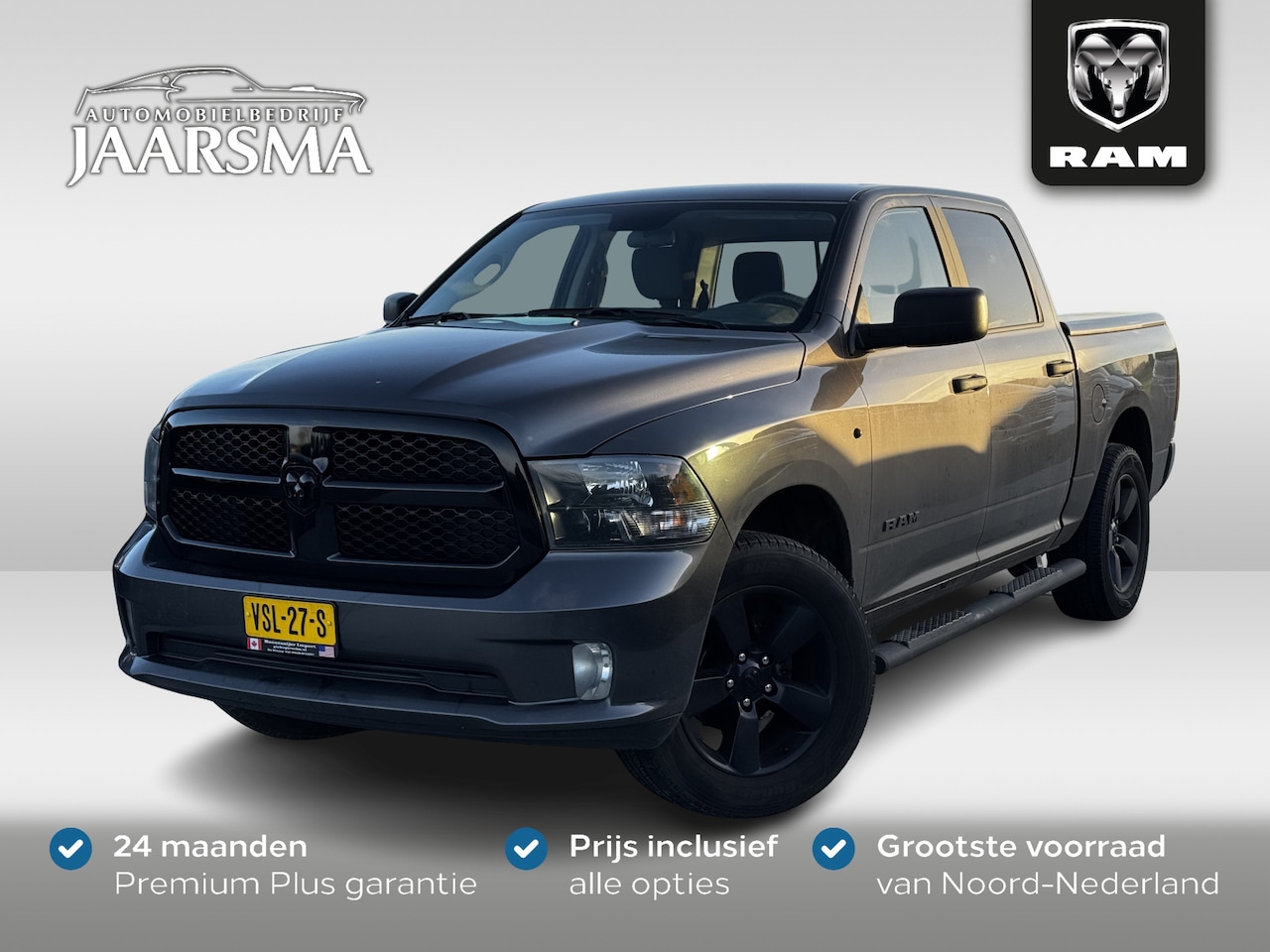 Dodge Ram 1500 - SLT Classic CrewCab 5.7L V8 |6-zitter |Cover over laadbak |PRINS LPG | - AutoWereld.nl