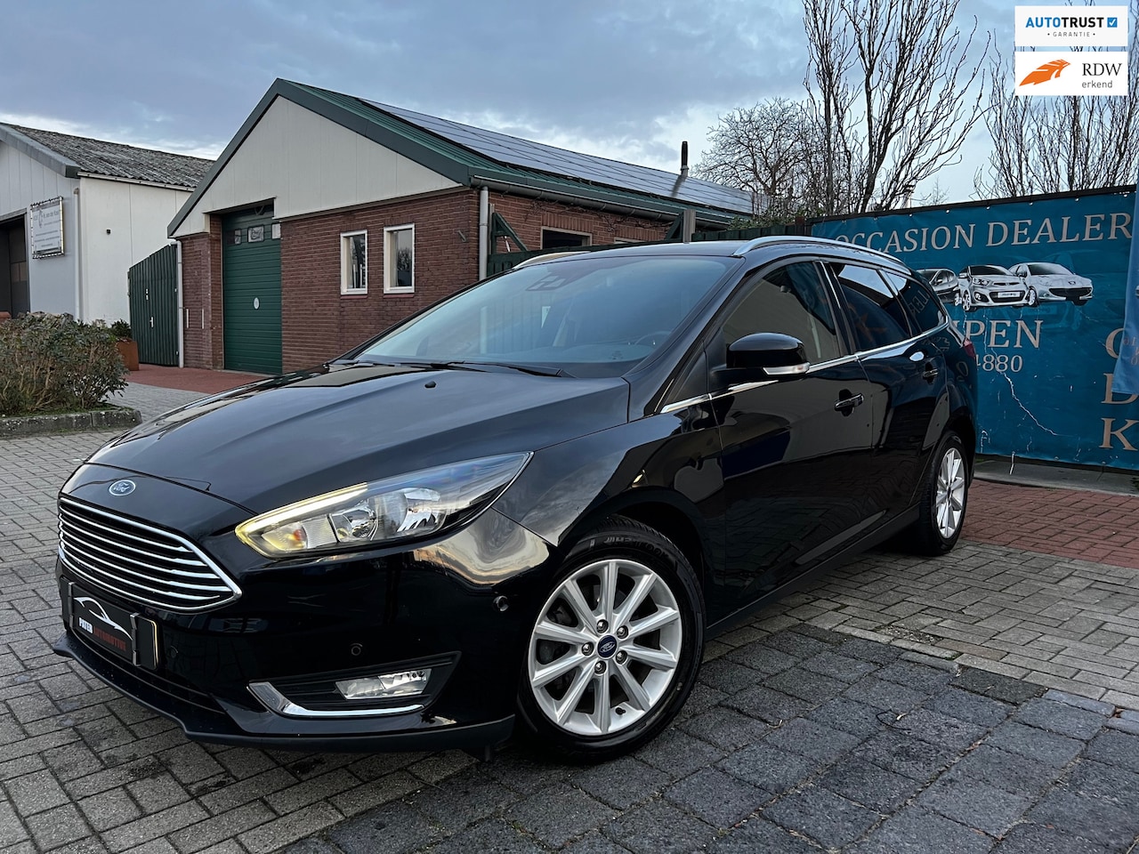 Ford Focus Wagon - 1.0 Titanium 125Pk|360*PDC|Cruise|Navigatie|Stoel&Stuurverwarming| - AutoWereld.nl