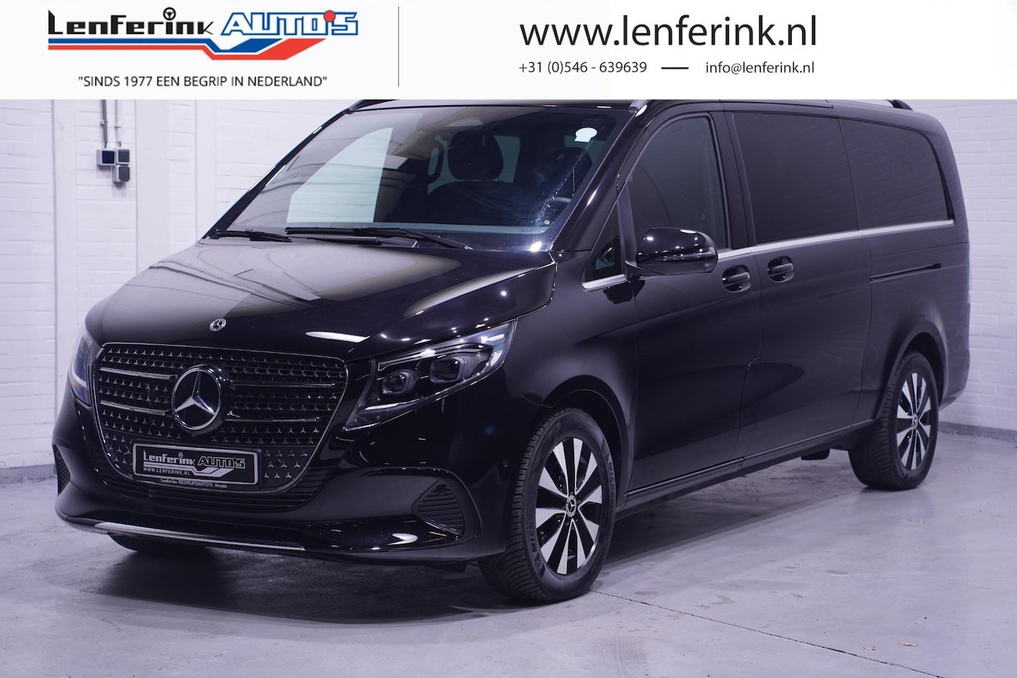 Mercedes-Benz V-klasse - V 300d Avantgarde Extra Lang L3 Dubbel Cabine 5-Zits Leder Zwart, LED Koplampen, 360 Camer - AutoWereld.nl