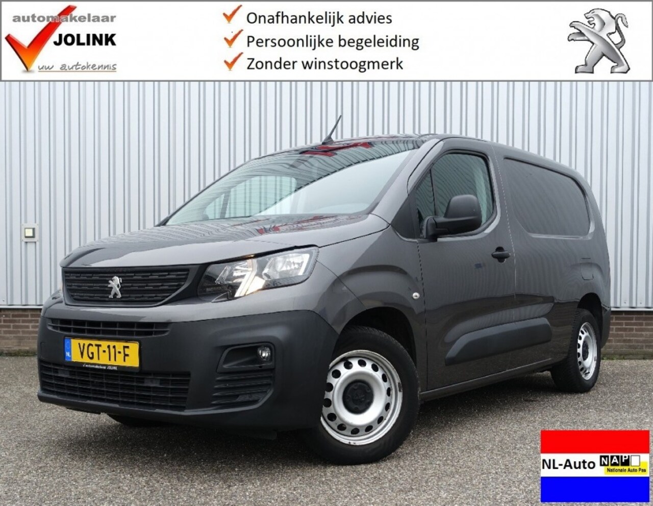 Peugeot Partner - Long 1.5 BlueHDi Premium L2H1 I NL-Auto I 1e Eig. I 100% Dealer - AutoWereld.nl