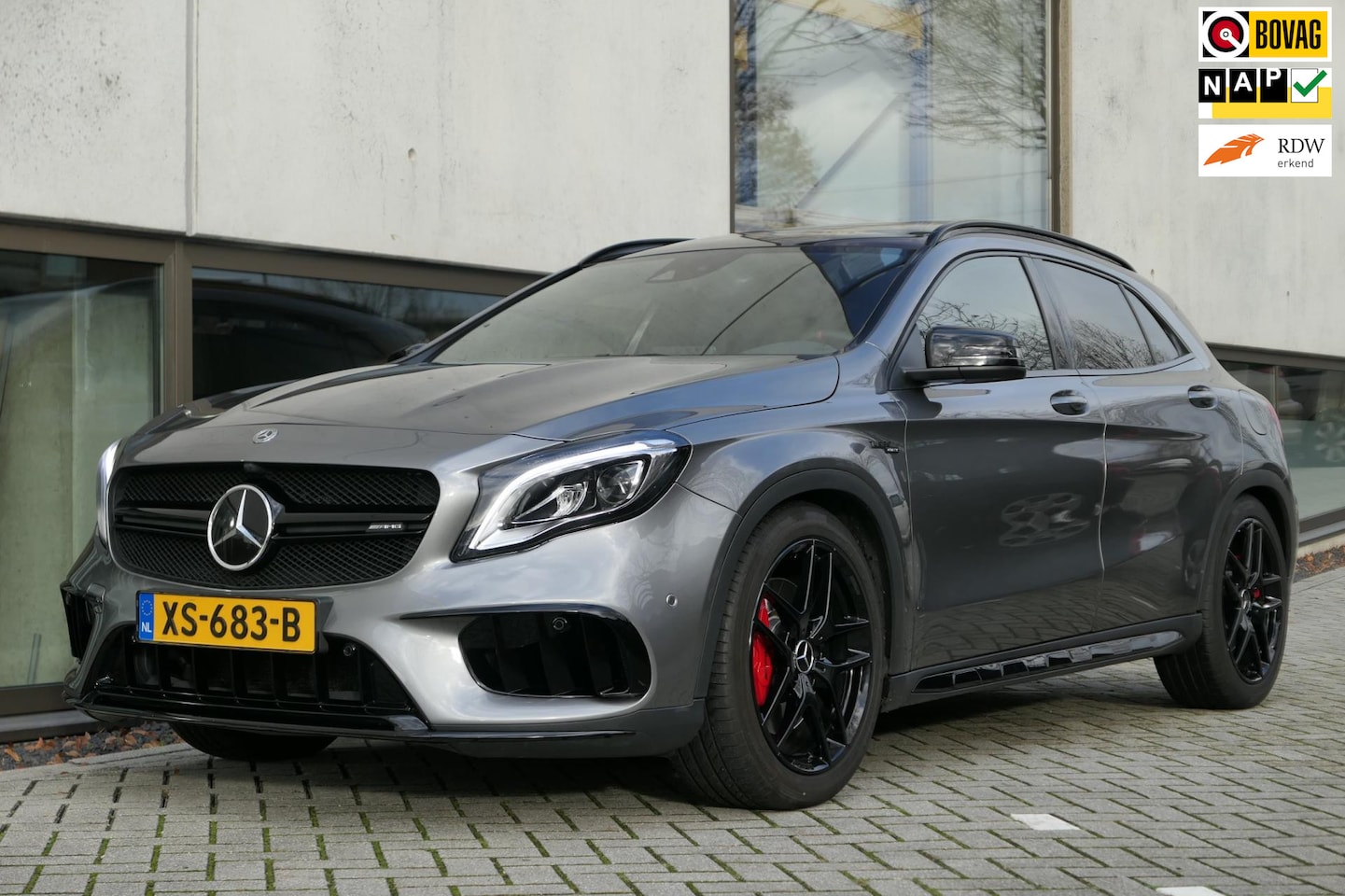 Mercedes-Benz GLA-Klasse - AMG 45 4MATIC 381pk Facelift Panodak Camera Leder Cruise Navi - AutoWereld.nl