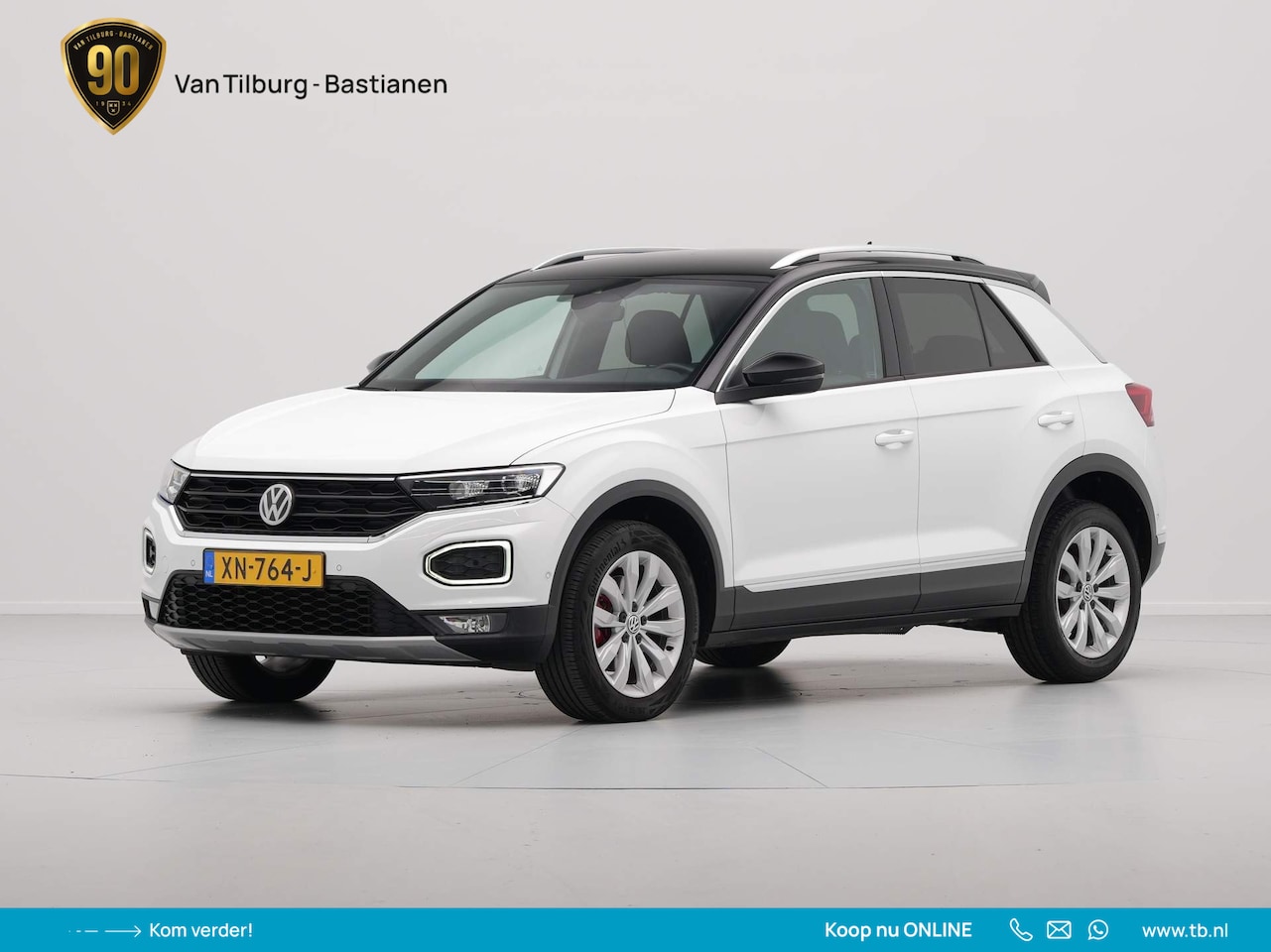 Volkswagen T-Roc - 1.5 TSI 150pk Sport Navigatie Trekhaak Camera Led - AutoWereld.nl