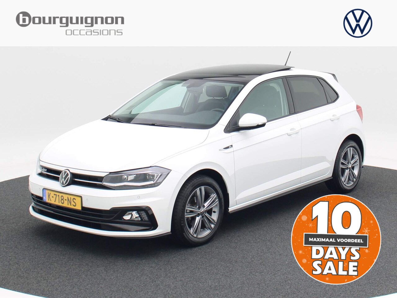 Volkswagen Polo - 1.0 TSi Highline Business R-Line | Navi | Panoramadak | Full LED | Adapt. Cruise | 16 Inch - AutoWereld.nl