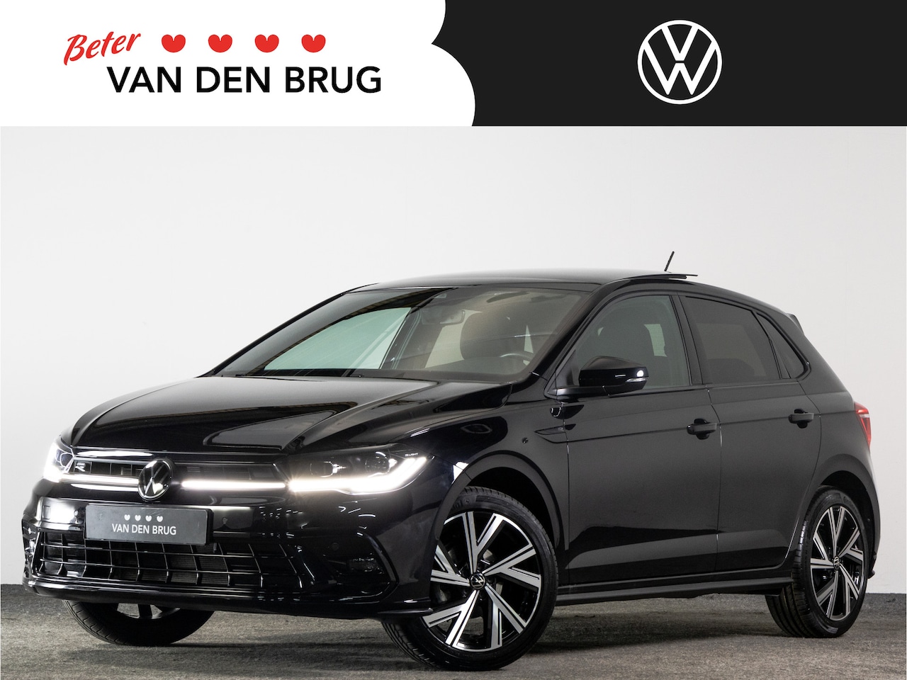 Volkswagen Polo - R-Line 1.0 TSI AUTOMAAT | Matrix-LED | Panoramadak | 17" LM | Navigatie | Adaptieve cruise - AutoWereld.nl