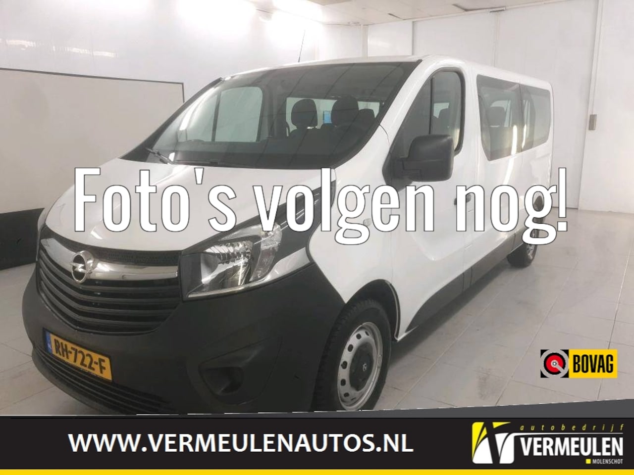 Opel Vivaro - 1.6 CDTi BiTurbo 125PK L2H1 + Airco/ Navi/ Cruise/ Trekhaak/ 9-Persoons/ NL auto - AutoWereld.nl