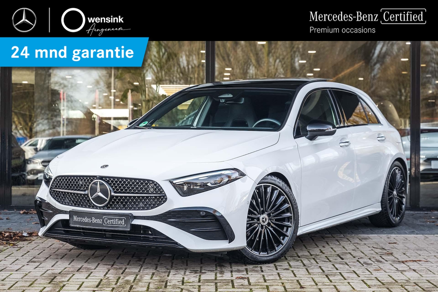 Mercedes-Benz A-klasse - 180 AMG Line | Premium | BURMESTER | Panorama-schuifdak | Keyless go | Stoelverwarming | A - AutoWereld.nl