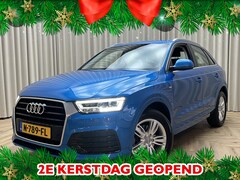 Audi Q3 - 1.4 TFSI S-Line Sport *Hainan Blue* LED, Side Assist, PDC V+A, Elektr. Kofferklep, Navigat