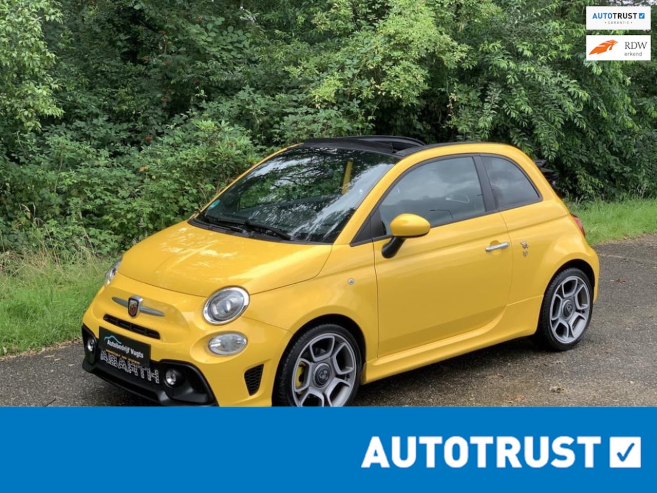 Fiat 500 C - 1.4 T-Jet Abarth 595 *Cabriolet*Carplay*Camera*Navigatie - AutoWereld.nl