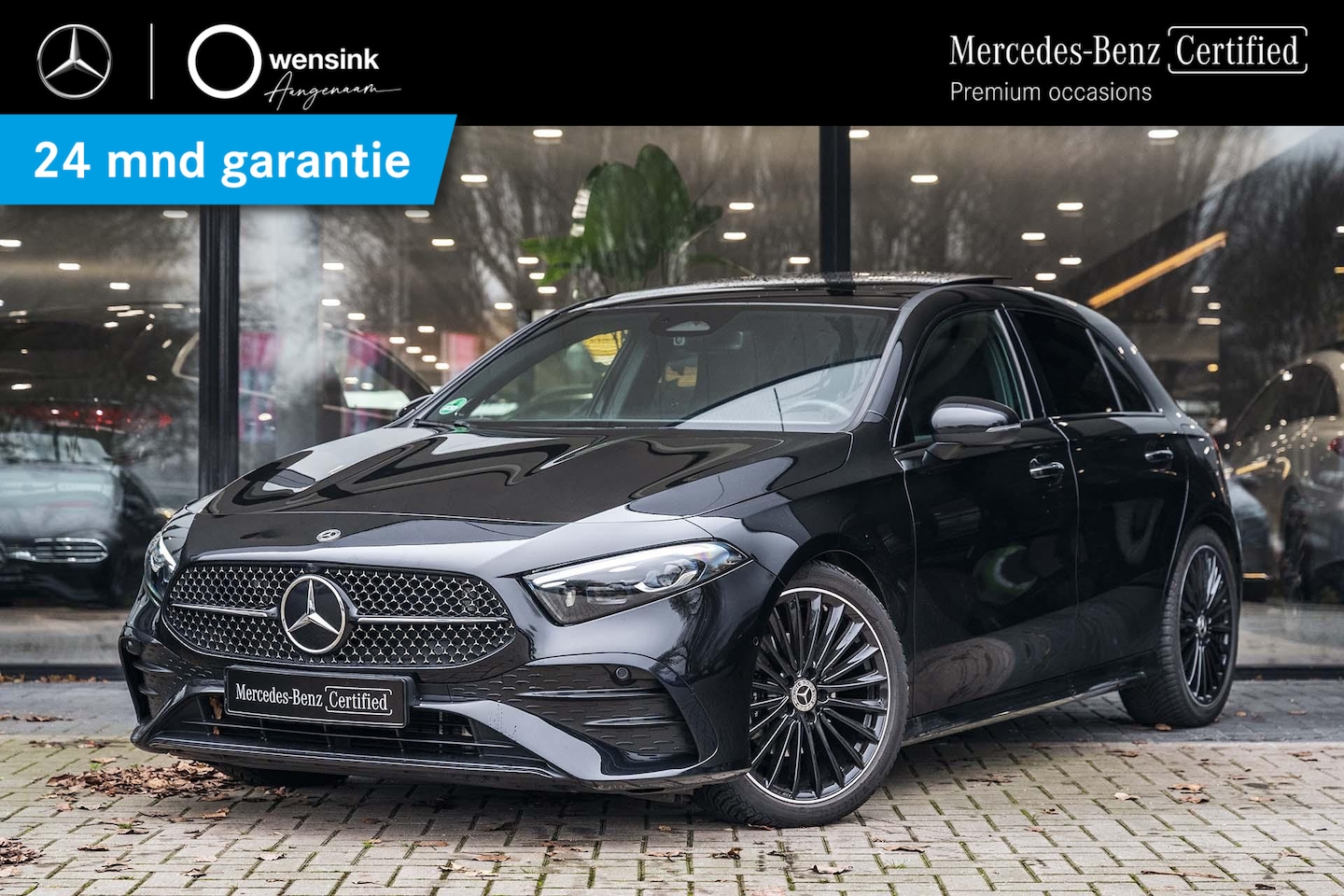 Mercedes-Benz A-klasse - 180 AMG Line | Premium | BURMESTER | Sfeerverlichting | Keyless go | Stoelverwarming | Ach - AutoWereld.nl