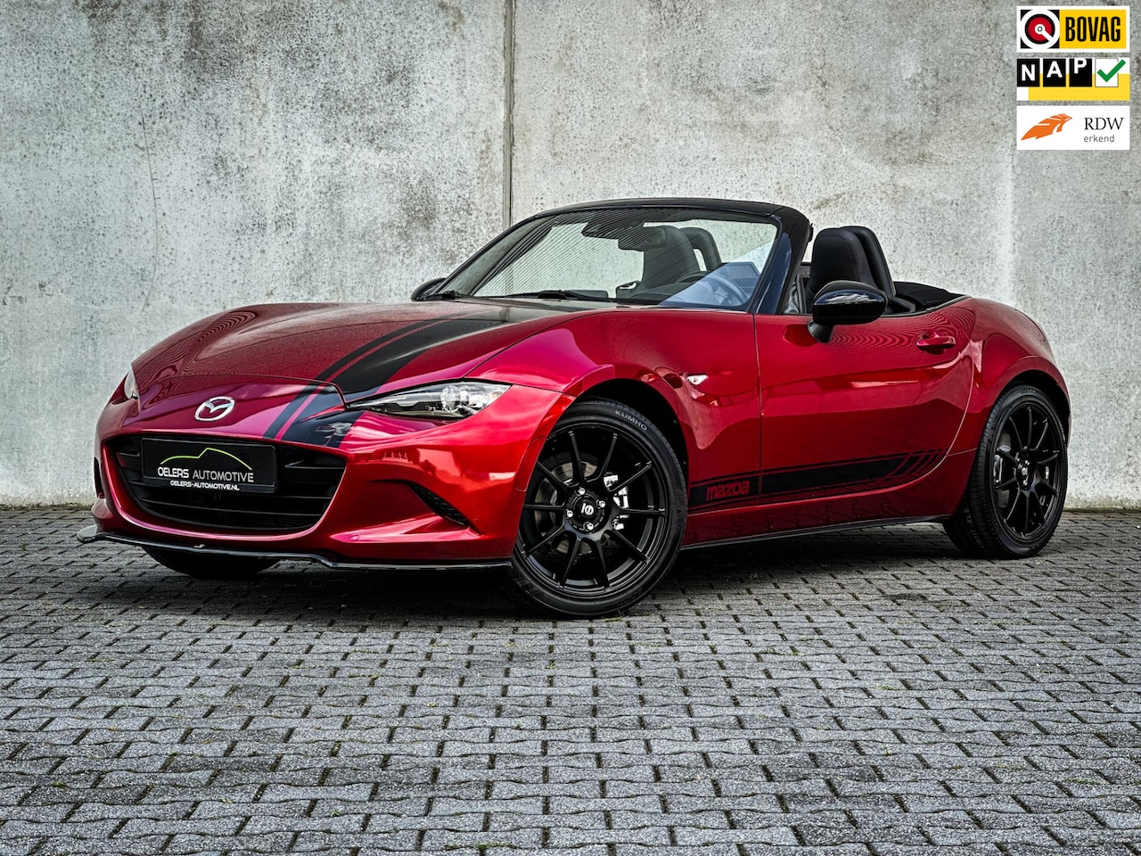 Mazda MX-5 - 1.5 SkyActiv-G 131 GT-M Sport | Clima | Cruise | Navi | Maxton Design | Sparco velgen | Ga - AutoWereld.nl