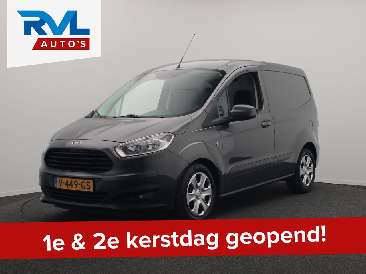 Ford Transit Courier - 1.5 TDCI Navigatie Airco Origineel NL - AutoWereld.nl