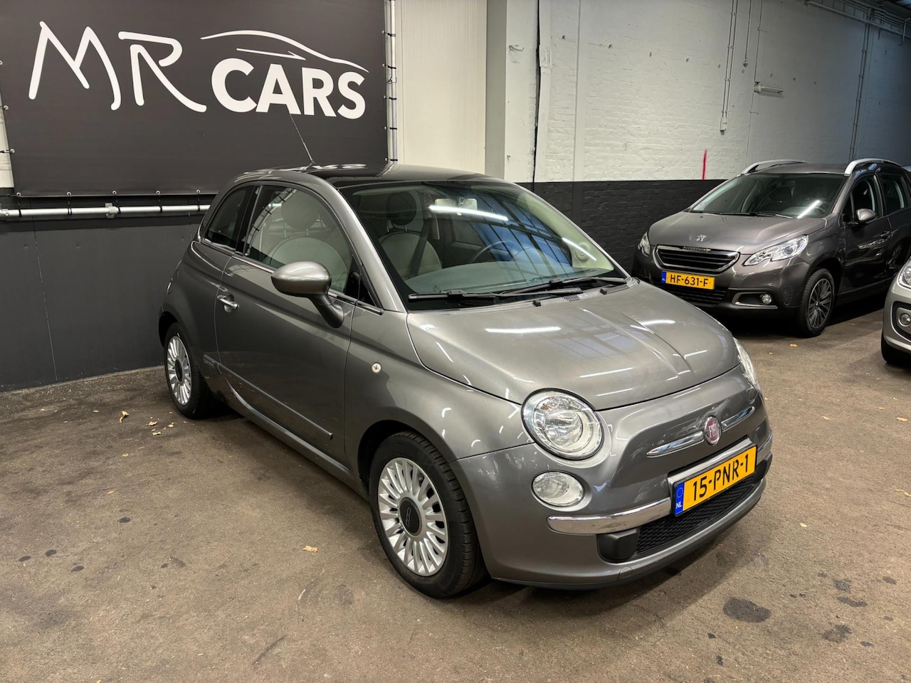 Fiat 500 - 1.2 Lounge Automaat/Airco/Cruise Control/Panodak - AutoWereld.nl