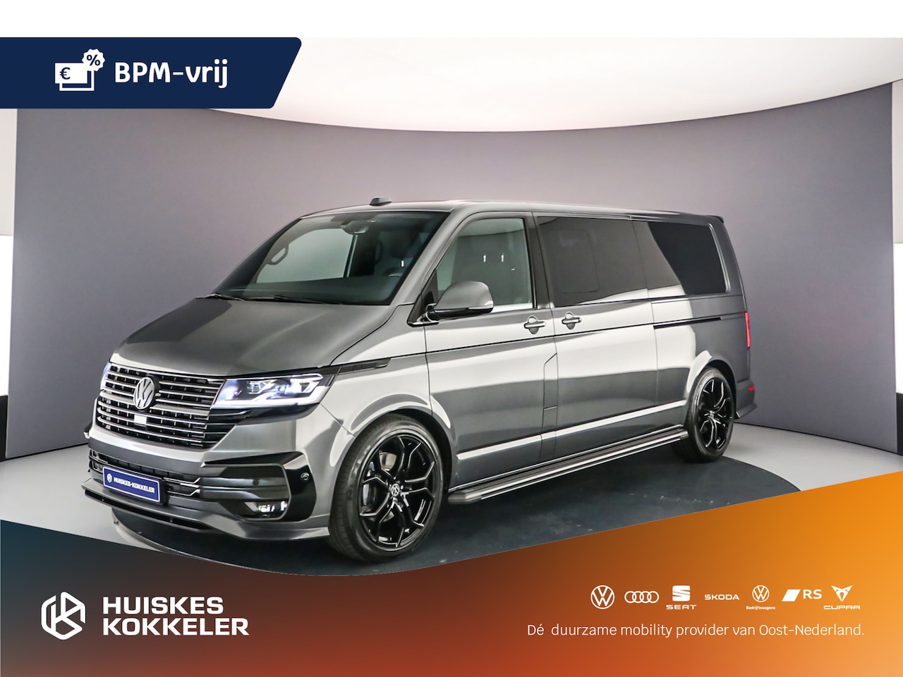 Volkswagen Transporter - Dubbelcabine T6.1 2.0 TDI 204PK DSG L2H1 Rijklaar Prijs| ABT Uitgevoerd | LED Koplampen | - AutoWereld.nl