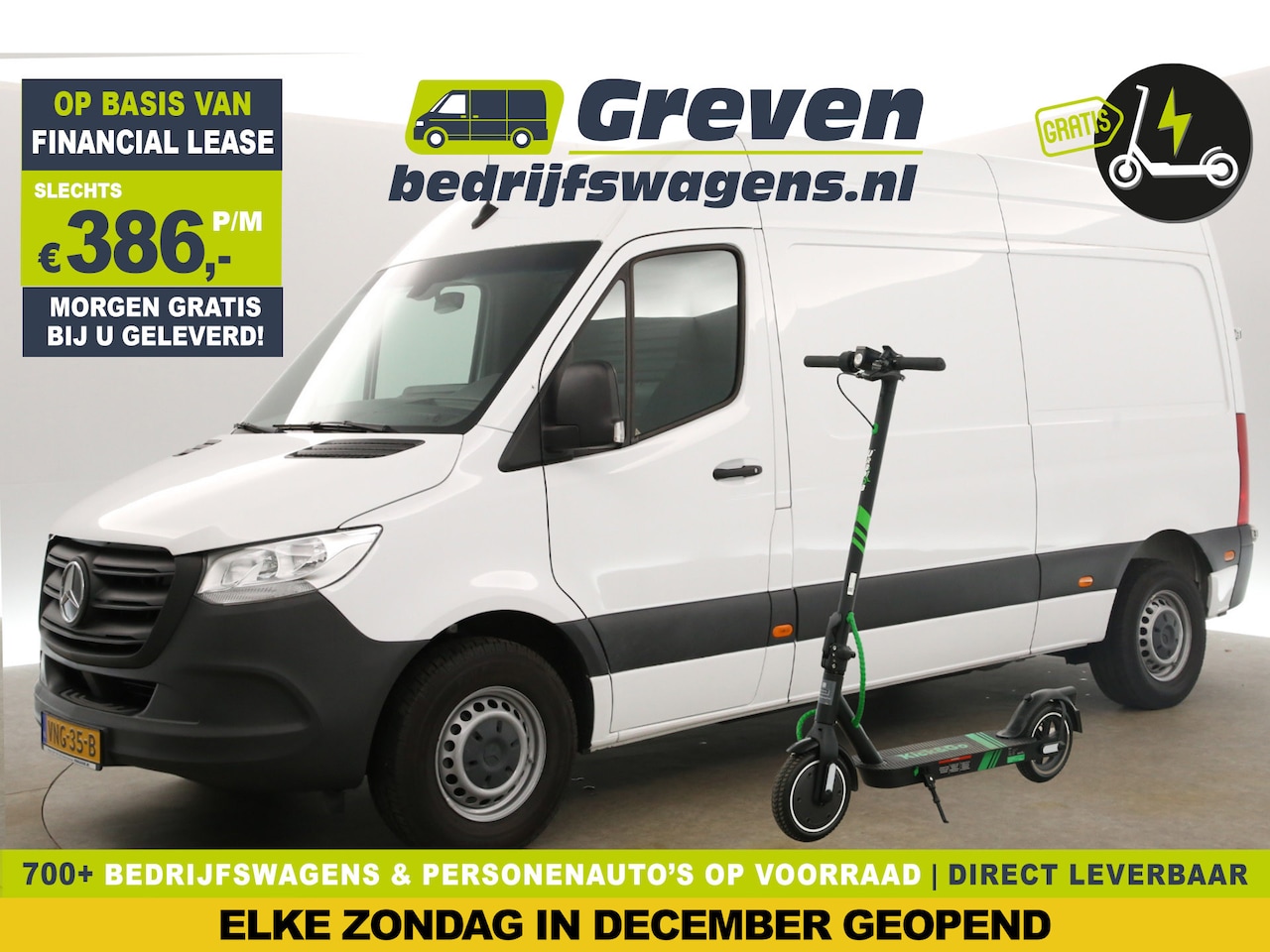 Mercedes-Benz eSprinter - 41kWh | L2H2 Snelladen | Gratis E-Step! | Elektrisch Automaat Airco Camera Cruise Stoelver - AutoWereld.nl