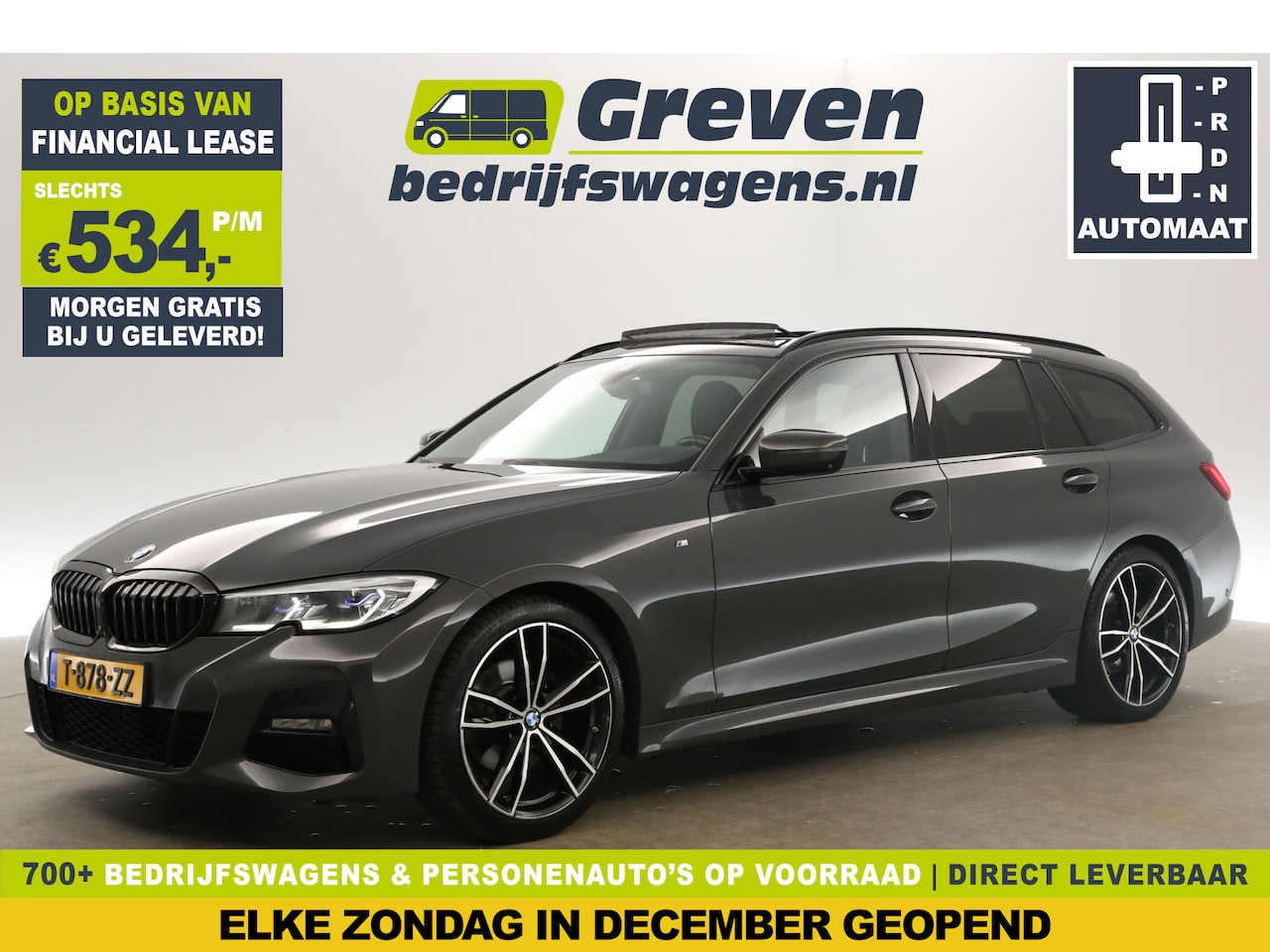 BMW 3-serie Touring - 320d M-Sport 191PK Automaat Pano Sfeer 360 Camera BMW-Laser LED Harman-Kardon Carplay Clim - AutoWereld.nl