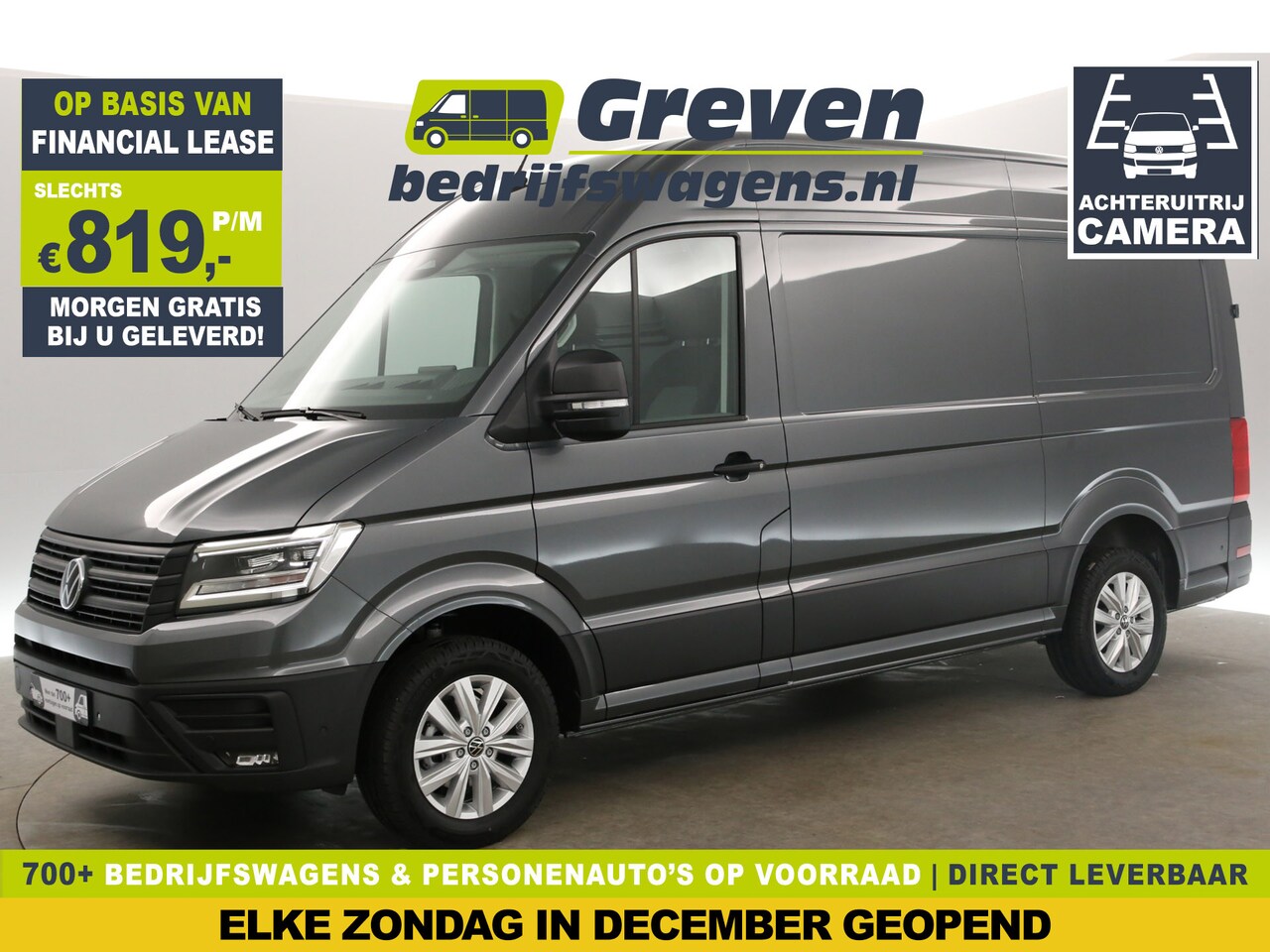 Volkswagen Crafter - 30 2.0 TDI Exclusive L3H3 | NIEUW | BPM Vrij | 141PK Automaat Full LED ACC Airco Camera Ca - AutoWereld.nl