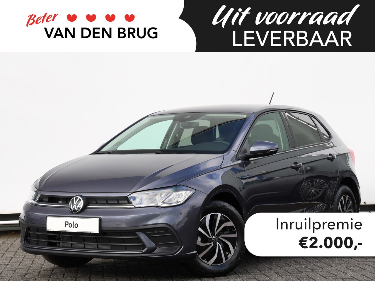 Volkswagen Polo - 1.0 TSI Life Edition | Multimedia pakket | Camera | Getint glas | 15 inch 'Essex' - AutoWereld.nl