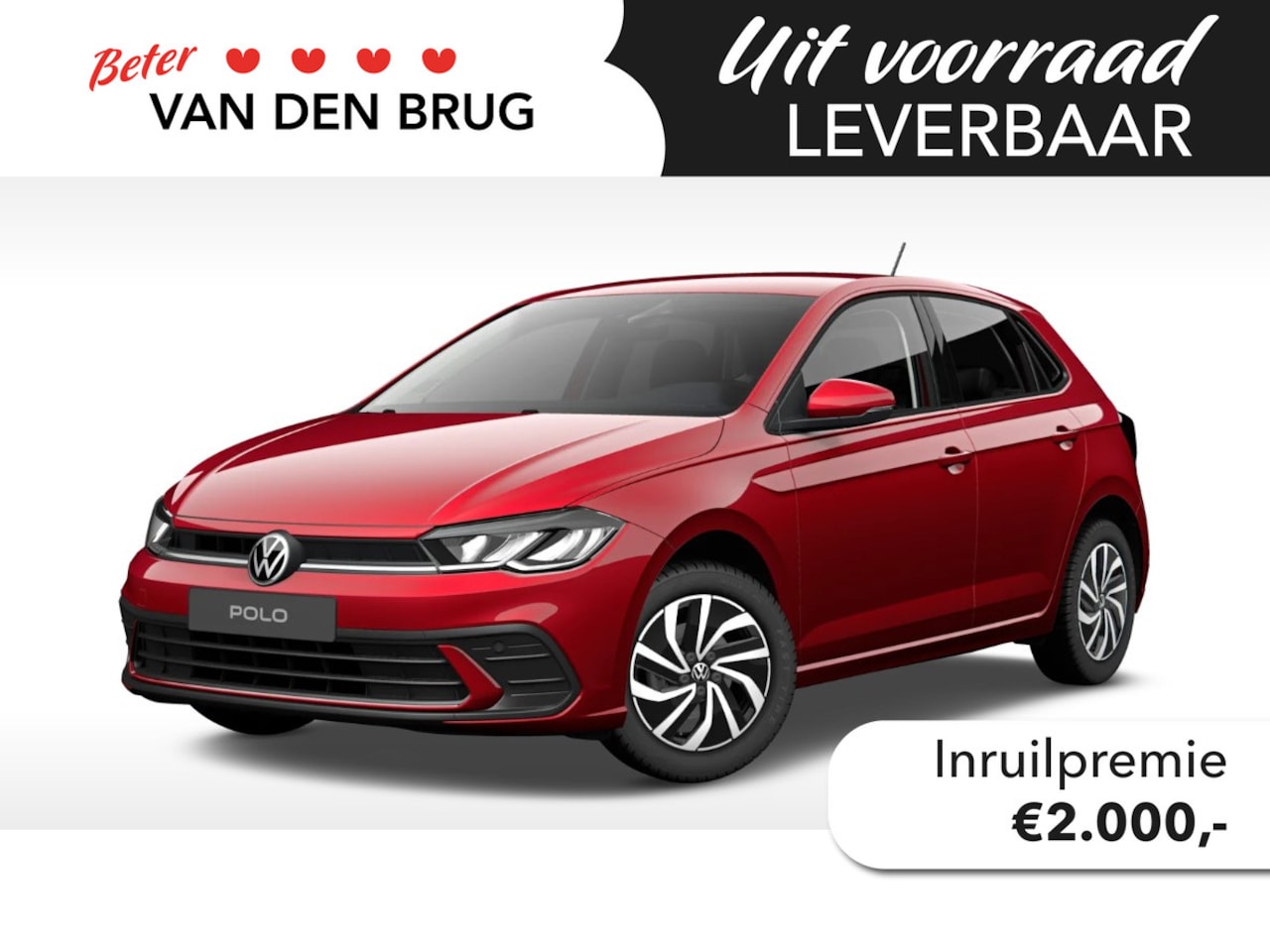 Volkswagen Polo - 1.0 TSI Life Edition 95pk | Multimedia pakket | Parkeersensoren V+A | Camera | 15 inch 'es - AutoWereld.nl