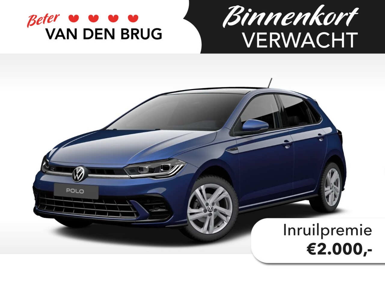 Volkswagen Polo - 1.0 TSI R-Line Edition 95pk Automaat | Panoramadak | Sportonderstel | Matrix LED | Stoelve - AutoWereld.nl