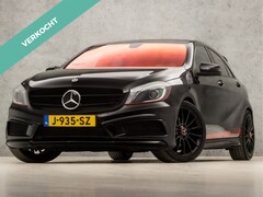 Mercedes-Benz A-klasse - 200 AMG Sport 157Pk (A45 LOOK, NAVIGATIE, LEDER, RODE STIKSELS, GETINT GLAS, STOELVERWARMI