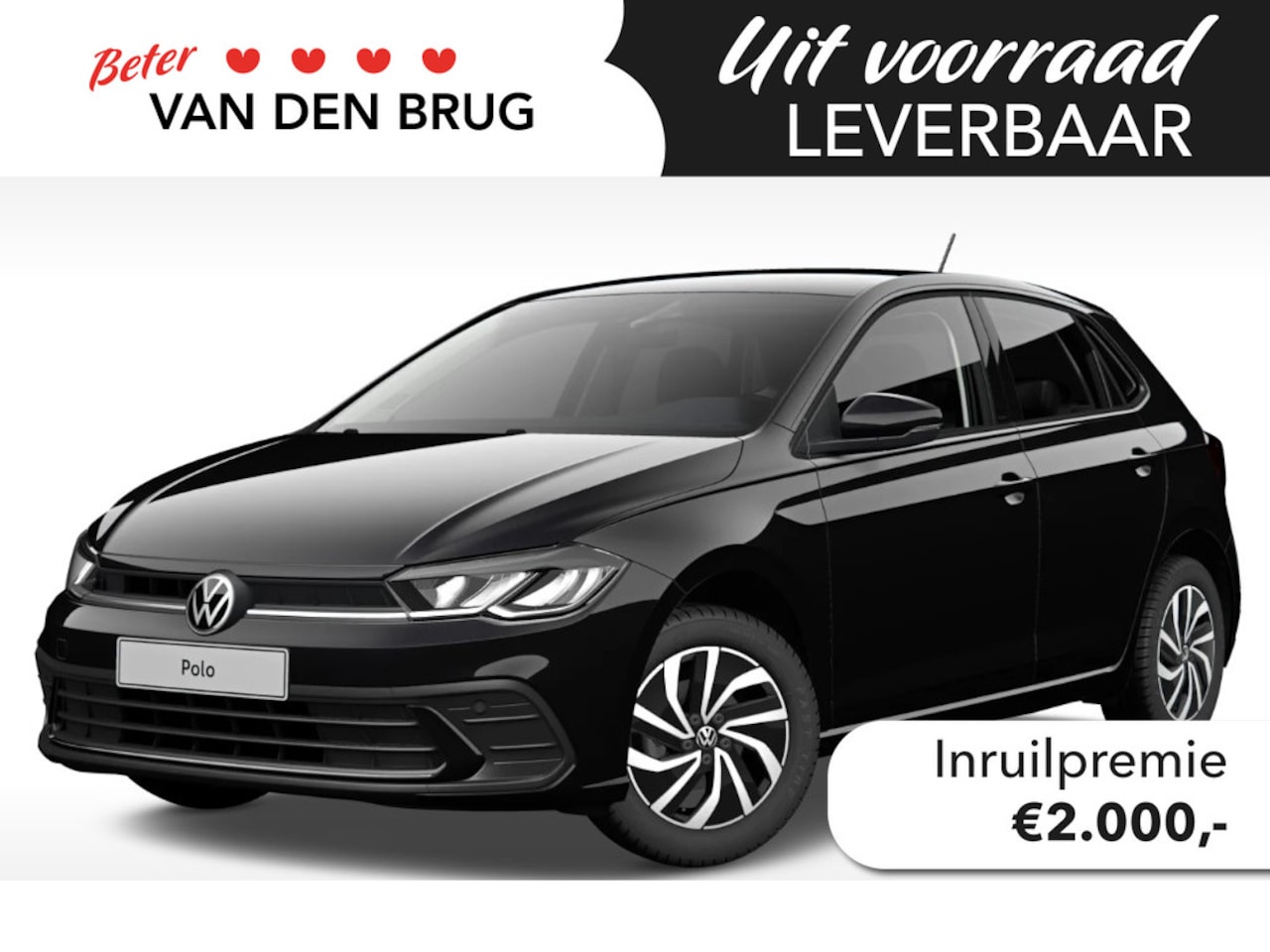 Volkswagen Polo - | Navigatie | Parkeersensoren | Camera | Getint Glas | 15 inch - AutoWereld.nl