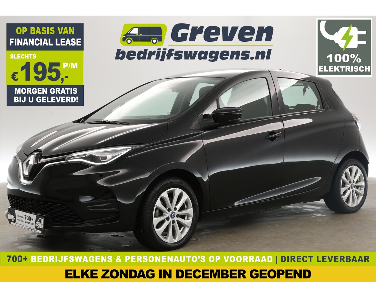 Renault Zoe - 52 kWh Experience Limousine Huur-Accu Elektrisch | Automaat Airco Cruise Carplay Navi PDC - AutoWereld.nl