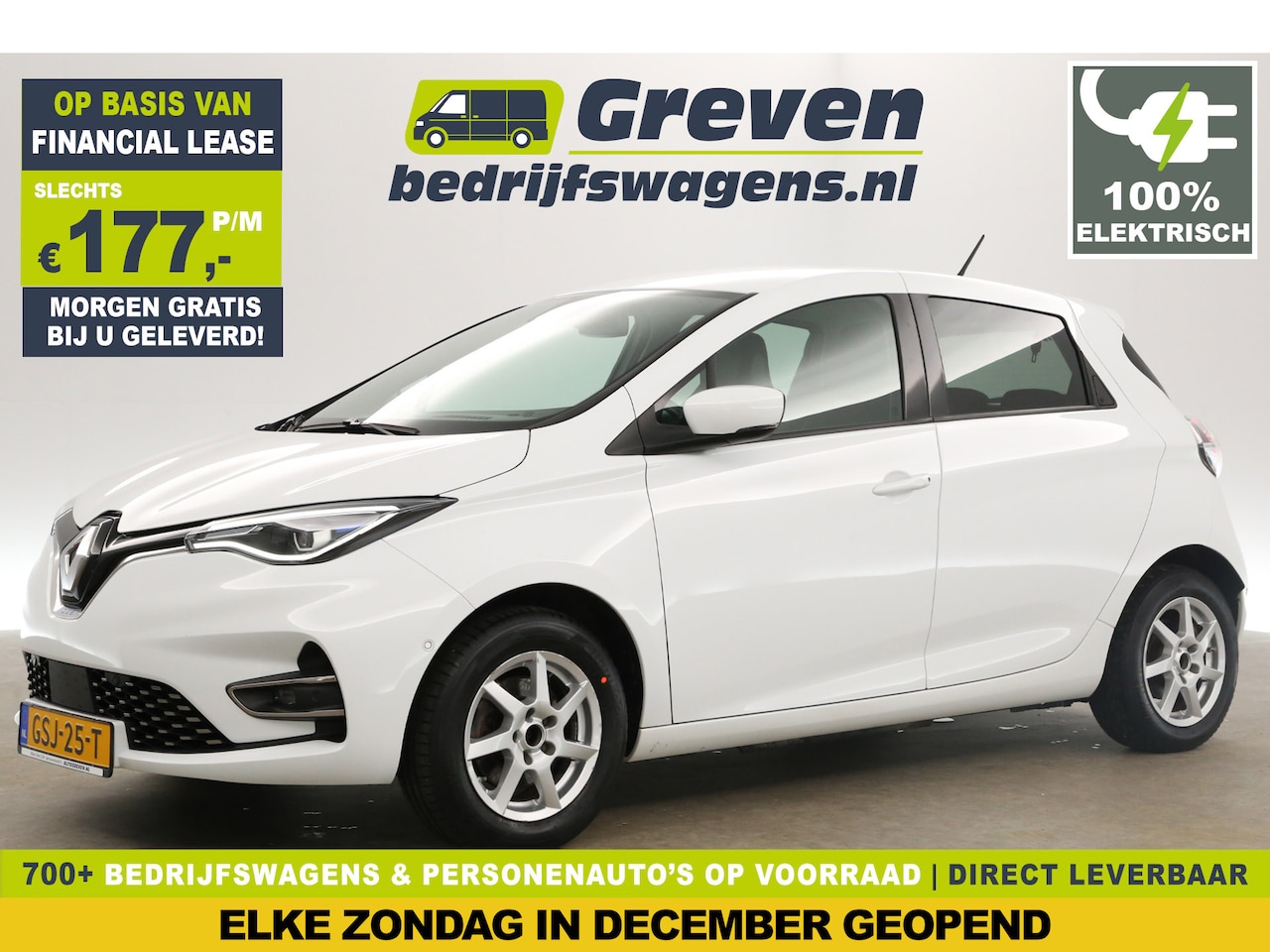 Renault Zoe - R135 Intens 52 kWh | Huur Accu 136PK Elektrisch Automaat Clima Cruise Camera Carplay Virtu - AutoWereld.nl