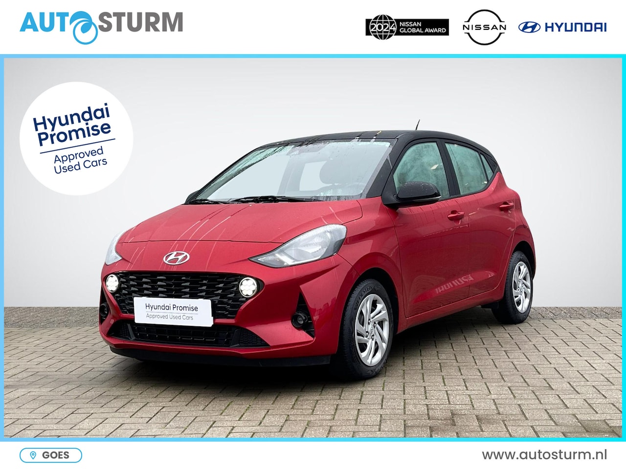 Hyundai i10 - 1.0 Comfort | Two-Tone Lakkleur | Airco | Cruise Control | Apple Carplay/Android Auto | DA - AutoWereld.nl