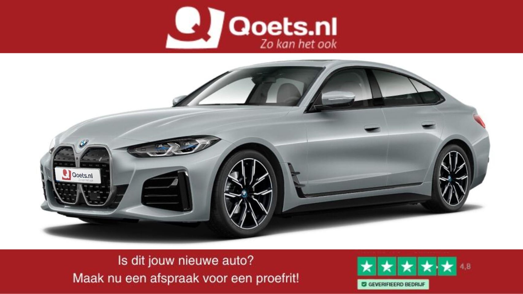 BMW i4 - eDrive40 High Executive 84 kWh M-sport - Schuifdak - Harman Kardon - Laserlight - Active C - AutoWereld.nl