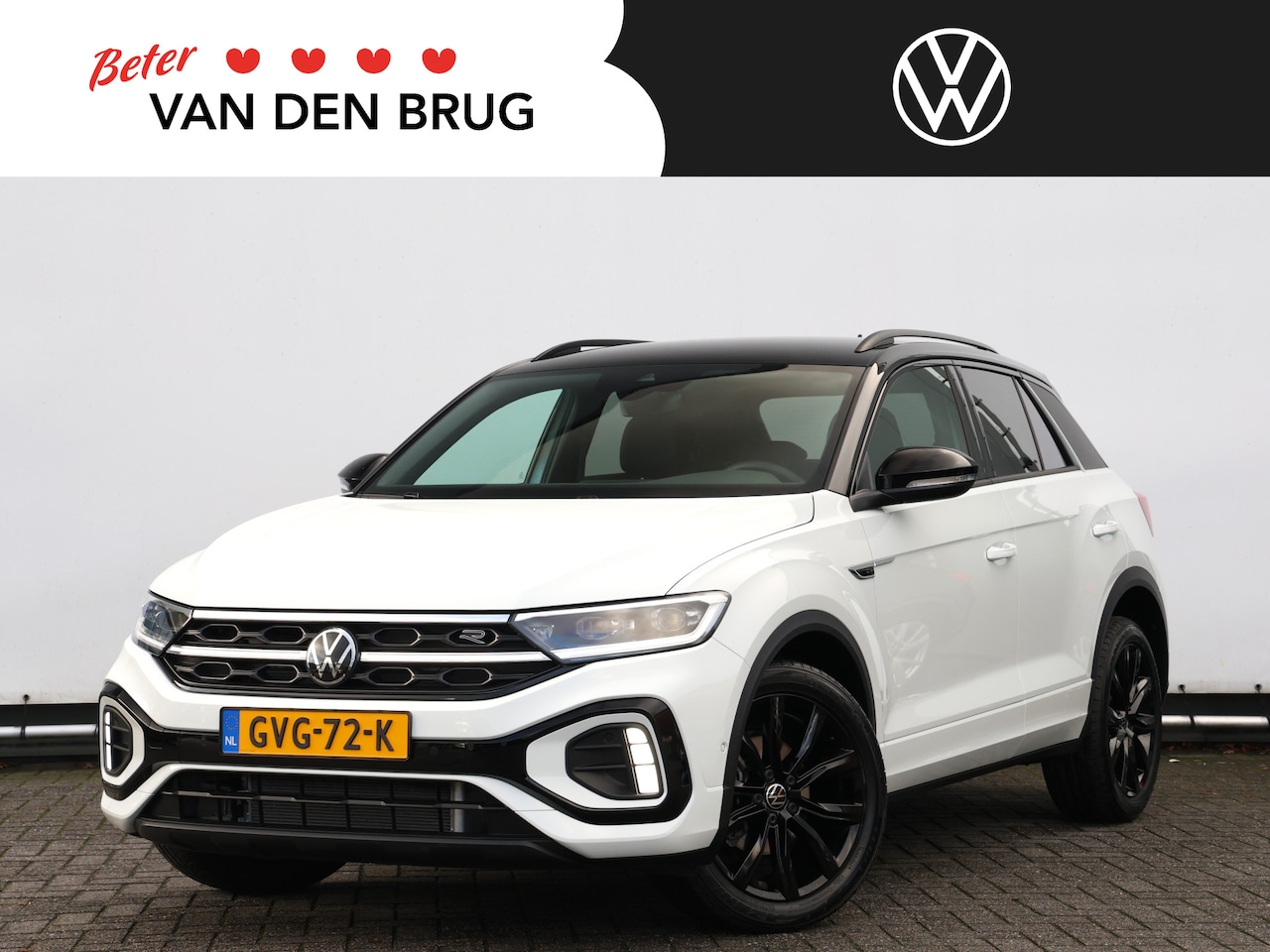 Volkswagen T-Roc - 1.5 TSI R-Line 150PK DSG I Black Style I Led Matrix I Keyless I Camera - AutoWereld.nl