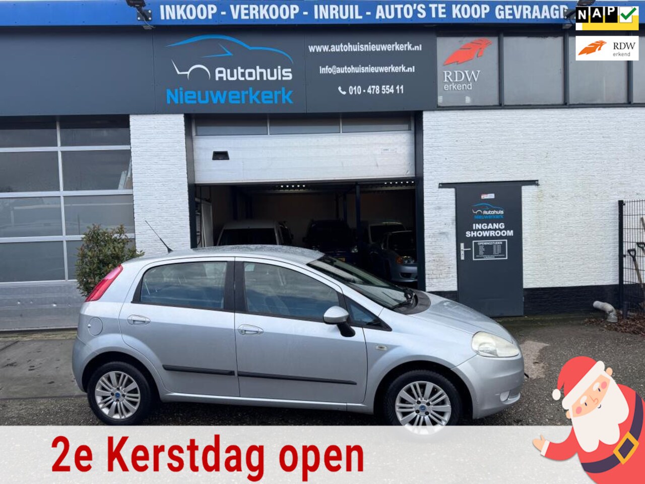 Fiat Grande Punto - 1.4 Edizione Blue & Me-met onderhoudshistorie, Airco, NAP en een ruime APK!!! - AutoWereld.nl