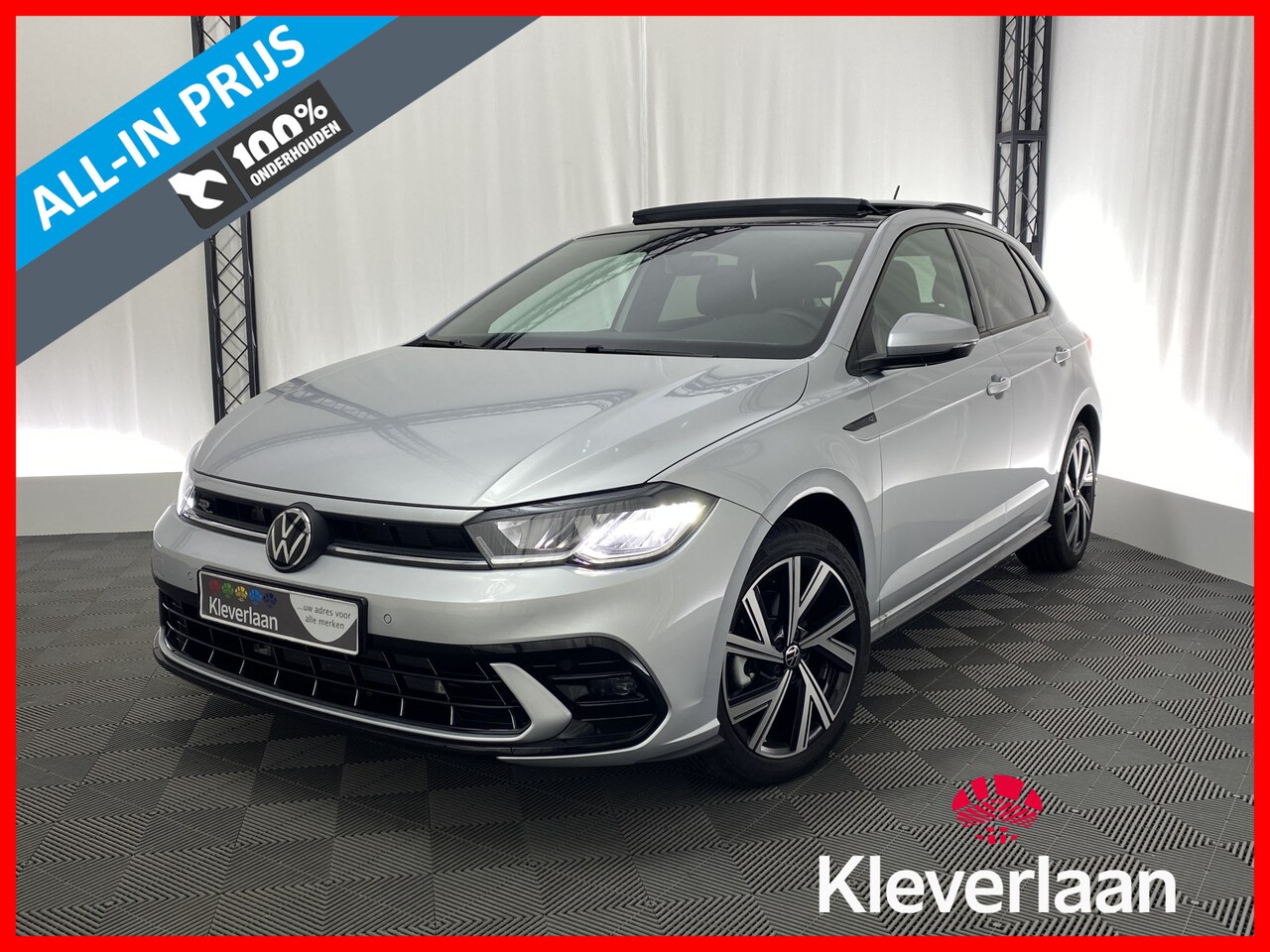 Volkswagen Polo - 1.0 TSI R-Line Automaat | Apple Carplay | Pano-Dak | Navi | ACC | Verwarmde Stoelen | - AutoWereld.nl