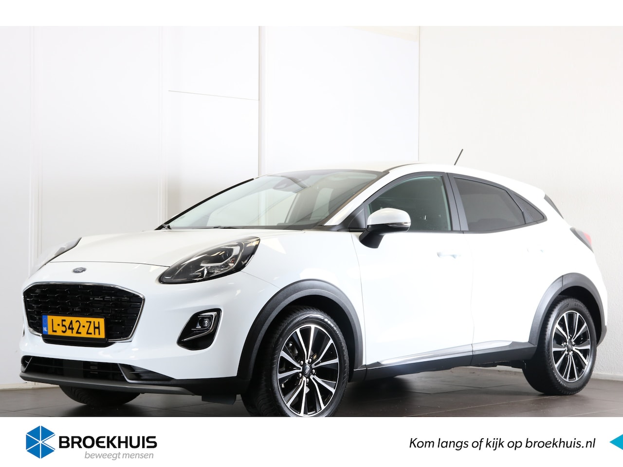 Ford Puma - 1.0 EcoBoost Hybrid Titanium X 125pk | Navi | Cruise control | Trekhaak | DAB | Verwarmd s - AutoWereld.nl