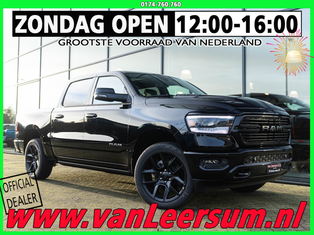 Dodge Ram Pick Up - Laramie Premium | Pano | 360° | H&K | 22" - AutoWereld.nl