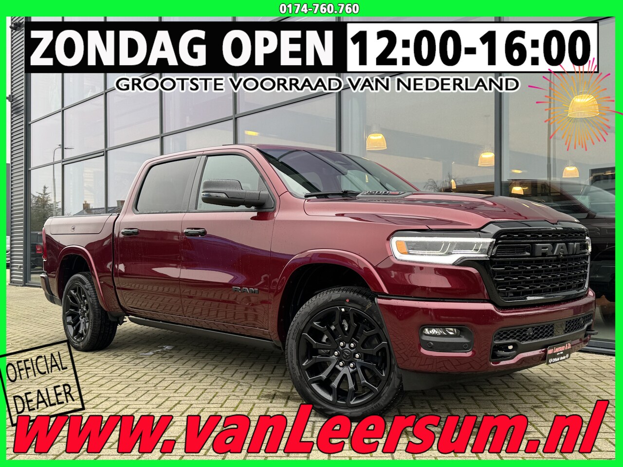 Dodge Ram Pick Up - Limited Night 3.0 HURRICANE | Massage stoelen | Pano | H&K | Passenger Screen - AutoWereld.nl