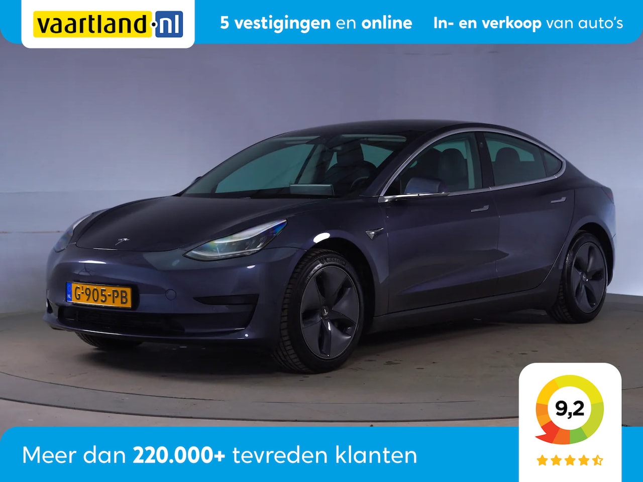 Tesla Model 3 - RWD Plus 60 kWh [ Panorama Trekhaak Adapt.cruise ] - AutoWereld.nl