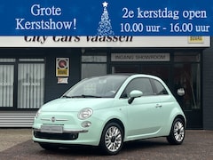 Fiat 500 C - 1.2 cabrio Lounge 70 pk airco elktr pakket pdc a lmv 15 inch half leder/stof bleu&me so