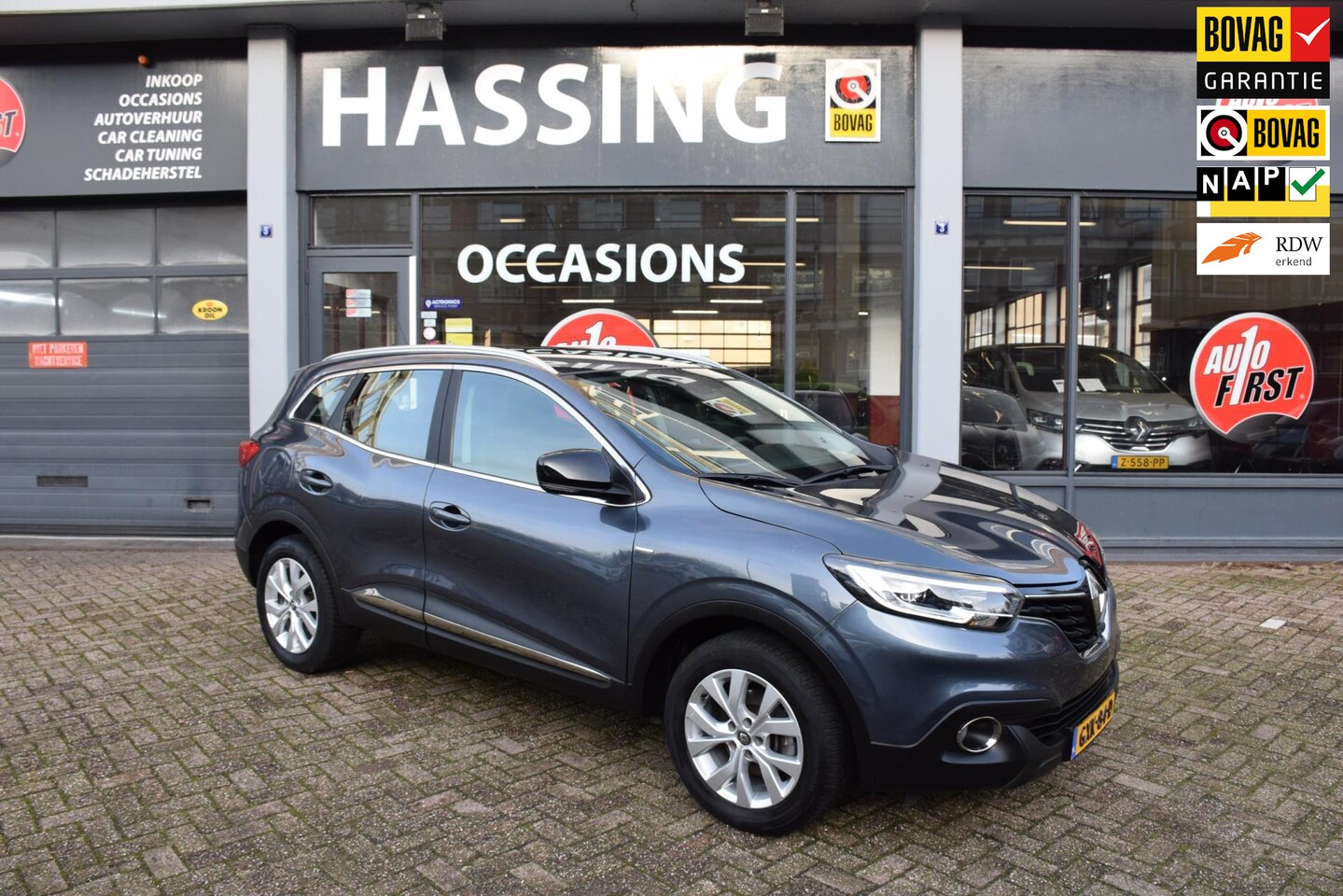 Renault Kadjar - 1.3 LIMITED uitvoering : Led, Achteruitrij camera, Half lederen stoelen, Cruise control, N - AutoWereld.nl