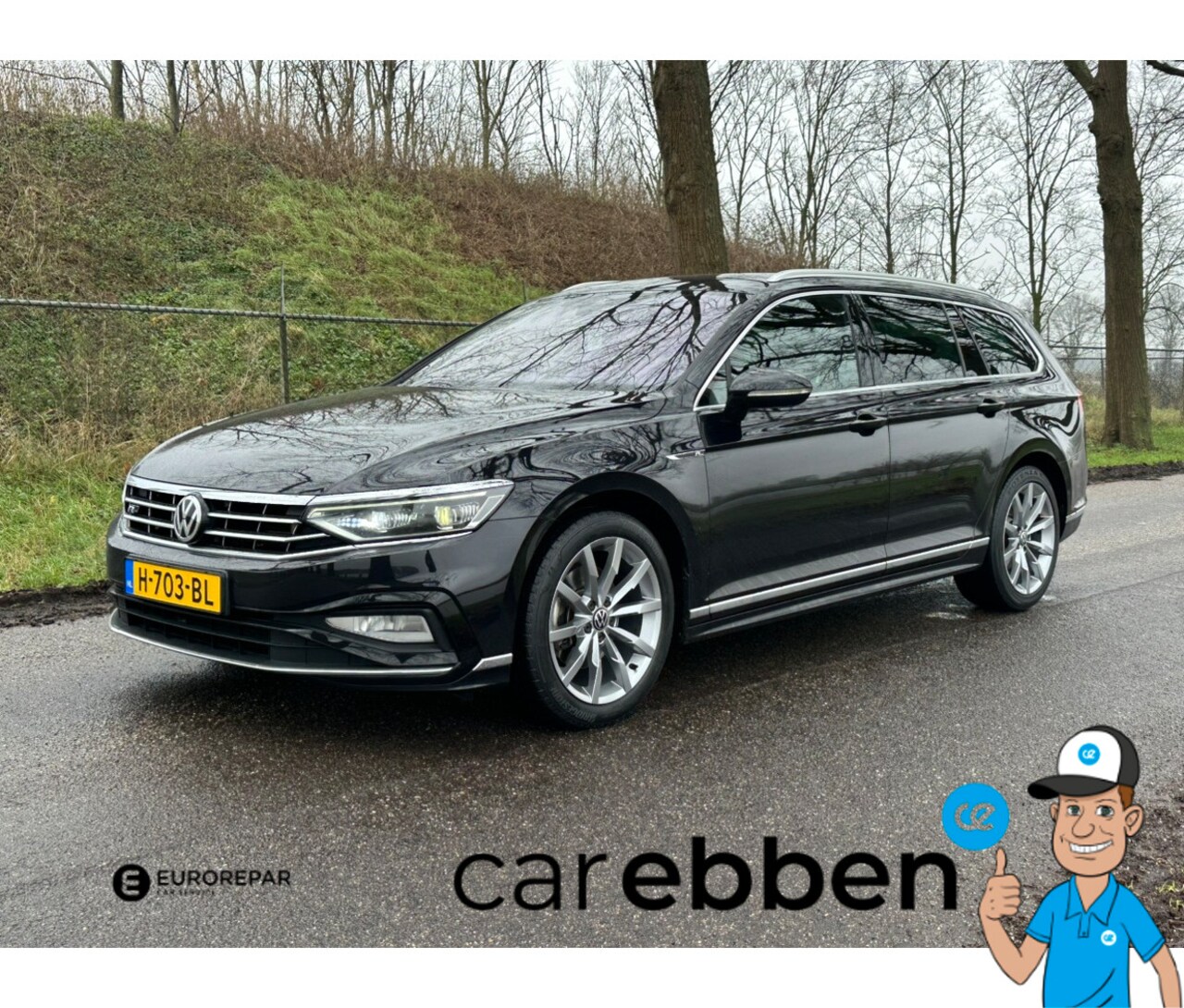 Volkswagen Passat Variant - 2.0 TSI Elegance Business R | R-Line | Automaat | Leder | Trekhaak | Carplay | Virtual coc - AutoWereld.nl