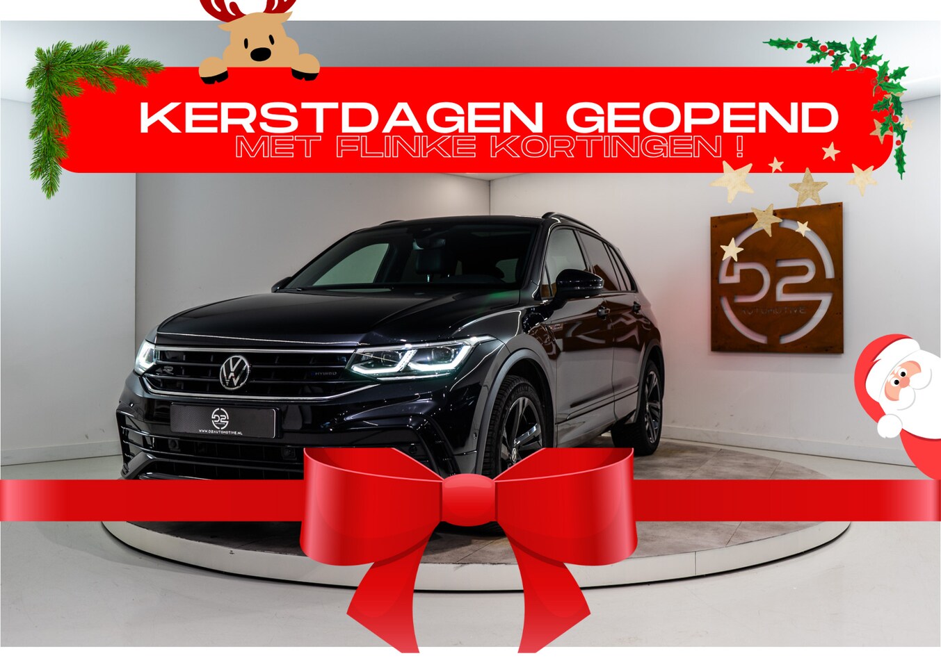 Volkswagen Tiguan - 1.4 TSI eHybrid 2x R-Line 266PK | Black | Pano | Sfeer | Virtual | IQ | 12 MND Garantie - AutoWereld.nl