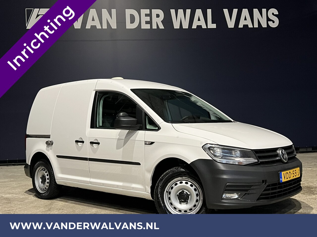 Volkswagen Caddy - 2.0 TDI L1H1 inrichting Euro6 Airco | Apple Carplay | Trekhaak | Cruisecontrol parkeersens - AutoWereld.nl