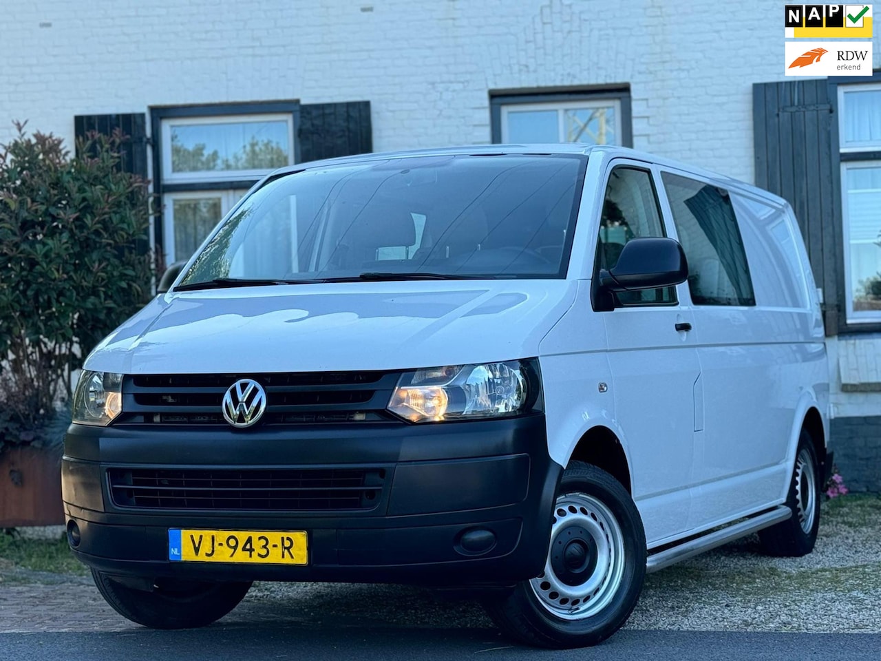 Volkswagen Transporter - 2.0 TDI L2H1 BM Baseline DC|Dubbel Cabine|BTW| - AutoWereld.nl