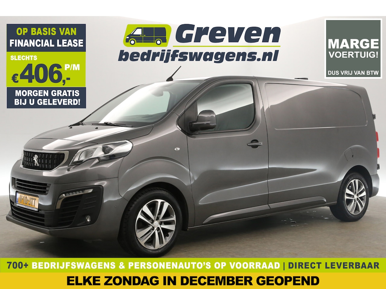 Peugeot Expert - 227S 2.0 BlueHDI L2H1 | Marge | 177PK Automaat 360Camera Clima Cruise Carplay Head-up Disp - AutoWereld.nl