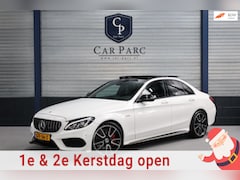 Mercedes-Benz C-klasse - 450 / 43 AMG 4MATIC LED/PANORAMADAK/LEER+S.VERWARMING+MEMORY/19"LMV/CAM/ACC/ECC/12 MND GAR