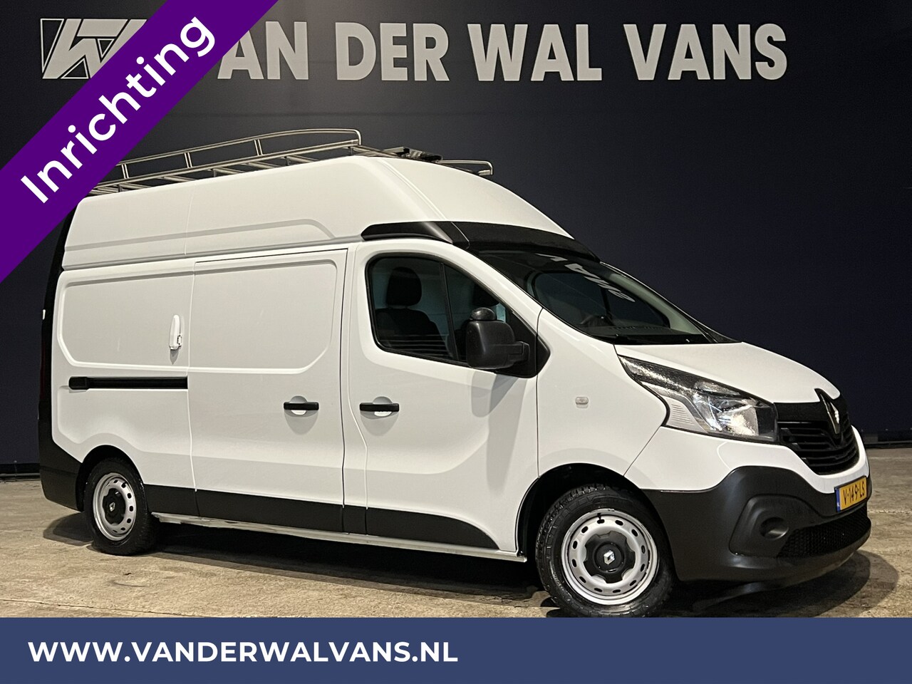 Renault Trafic - 1.6 dCi 126pk L2H2 inrichting Euro6 Airco | 2x zijdeur | Imperiaal | Trekhaak trap, cruise - AutoWereld.nl