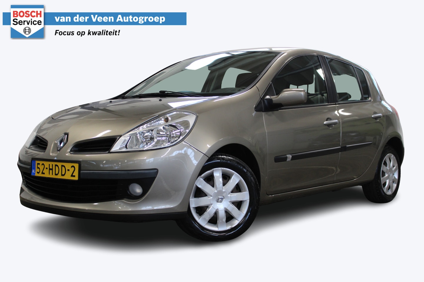 Renault Clio - 1.6-16V Dynamique | Automaat | Cruise control | Airco | Parkeersensoren | 100% onderhouden - AutoWereld.nl