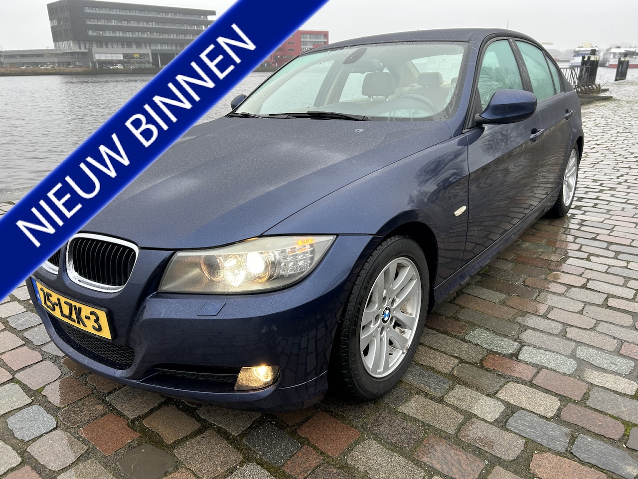 BMW 3-serie - 320d High Executive navi airco/ecc leer nieuwstaat - AutoWereld.nl