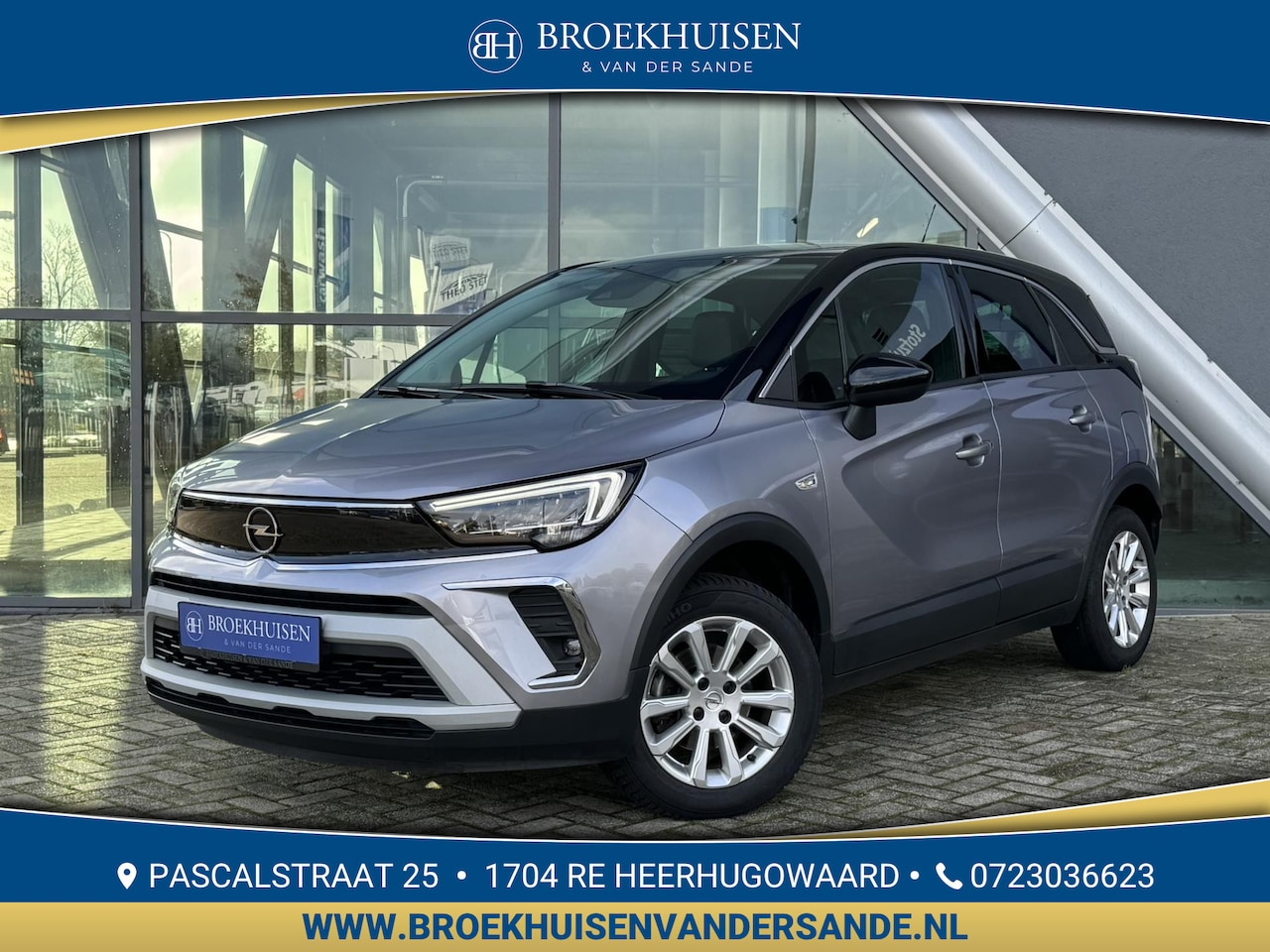 Opel Crossland - 1.2 Turbo Elegance 131pk Automaat / Navigatie / Winterpakket - AutoWereld.nl