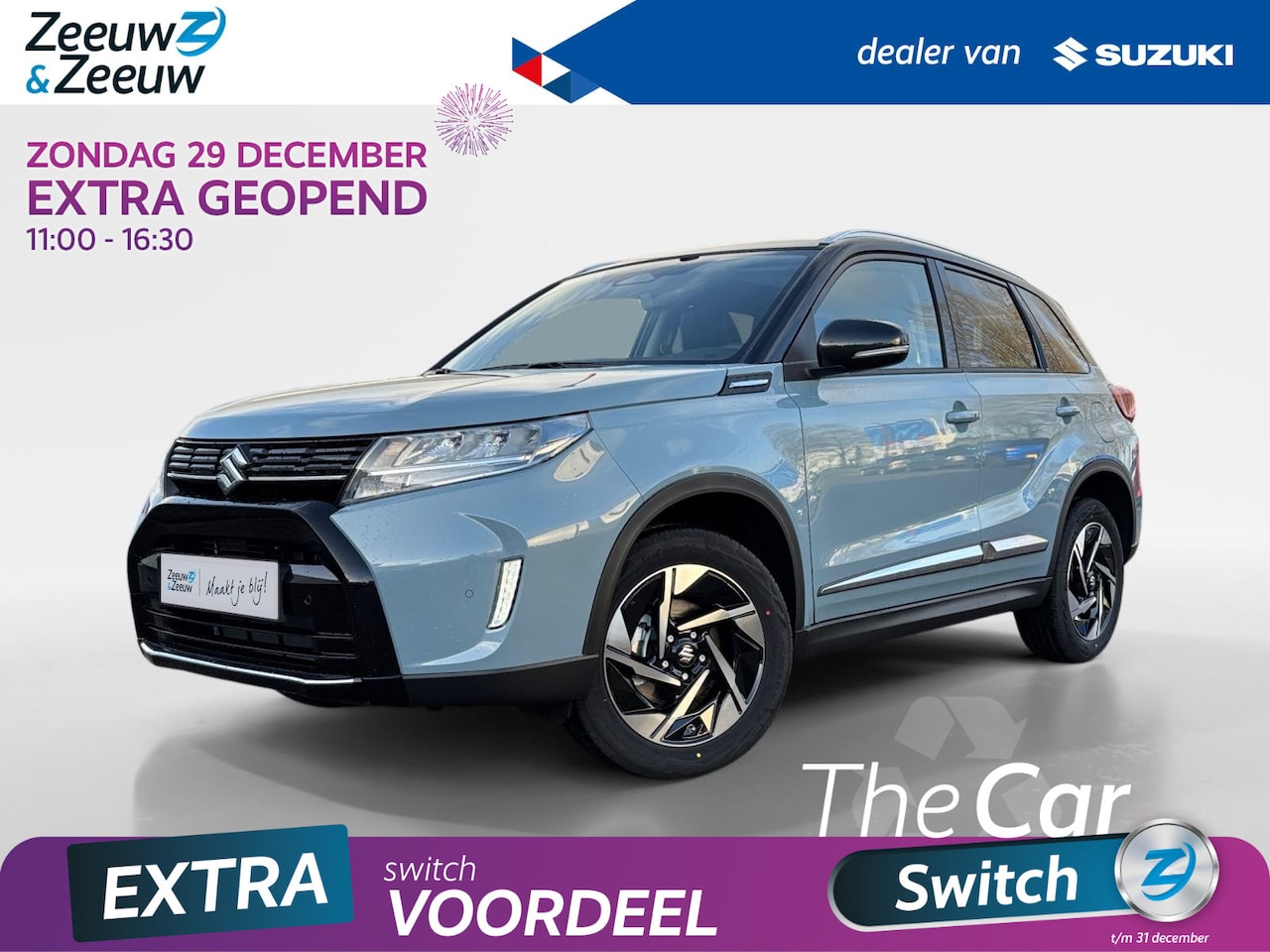 Suzuki Vitara - 1.4 Style | Kenteken 2025 | Meerdere kleuren in bestelling* |  6 jaar garantie | - AutoWereld.nl