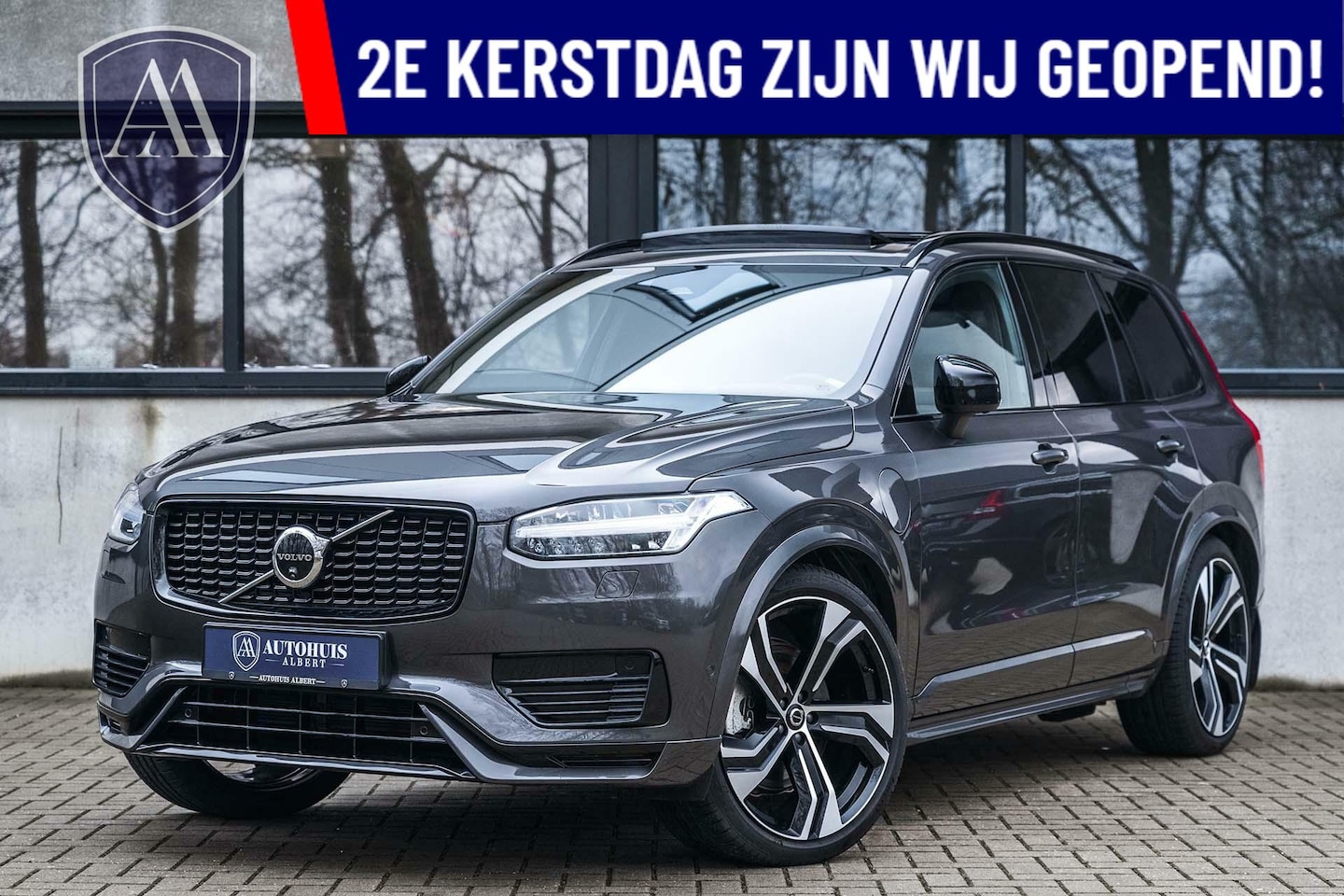 Volvo XC90 - 2.0 T8 Recharge AWD Ultimate Dark B&W Luchtvering - AutoWereld.nl